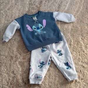 Disney Stitch Baby Sweatshirt & Jogger Set
